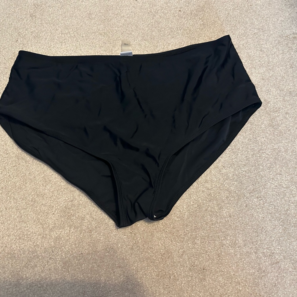 Women’s black bikini bottom size xl